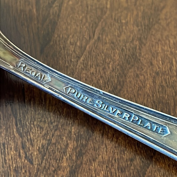 Vintage regal Pure Silver plate 1904 Rex Pattern tea spoon - Picture 6 of 7